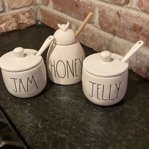 Rae Dunn Jam, Jelly, Honey